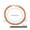 21.59cm, variant on Men's Pure Copper Bracelet Women's Adjustable Cuban Chain Ring Lobster Buckle 6mm Scratch-resistant