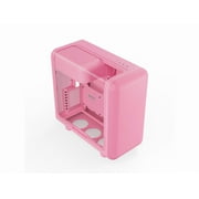 HYTE X50 PC Gaming Case CS-HYTE-X50G-SM Modern Performance ATX Mid-Tower PC Gaming Case - Strawberry Milk (Pink)