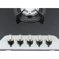 thumbnail image 3 of 36 inch Gas Cooktop, 5 Burner Built-in Stainless Steel Gas Stove Top LPG/NG Dual Fuel Auto Ignition Gas Hob Gas Countertop Plug-in with Thermocouple Protection for Kitchen, Home, Apartments, RVs, 3 of 7