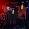 thumbnail image 3 of Happydeer Halloween Hanging Witch Decoration Sound Animated Flying Witch with Light-up Red Eyes for Indoor Outdoor Haunted House Decor (Type D), 3 of 13