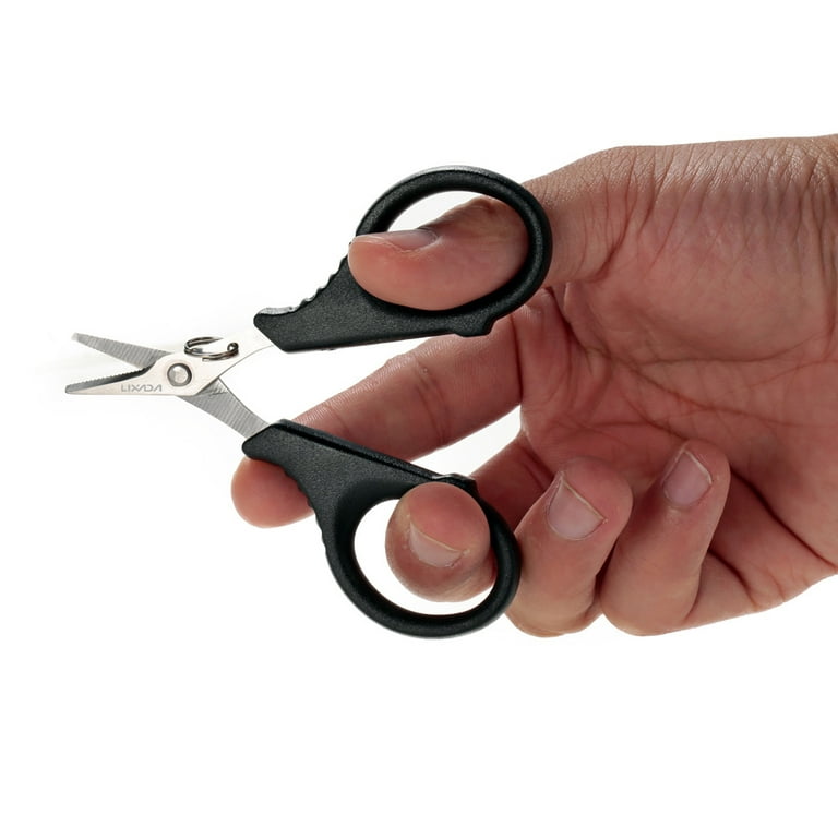 Lixada Small Fishing Scissors, Stainless Steel Line Cutter - Must-Have Tool for Anglers