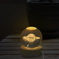 thumbnail image 4 of Starry Crystal Ball Proyector Atmósfera Ligera de lámpara decorativa Room Night Light, 4 of 5