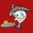 thumbnail image 2 of Boy's The Fairly OddParents Timmy Turner Classic Logo  Graphic Tee Red Medium, 2 of 4