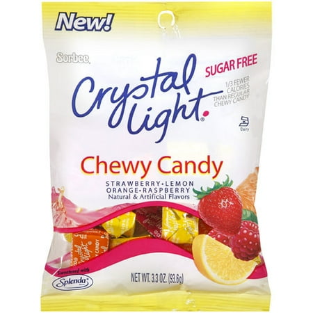 Sorbee International Crystal Light Chewy Candy, 3.3 oz