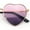 Gold - Pink Purple, variant on Iconic Cute Womens Heart Shape Simple Metal Rim Lolita Sunglasses Gold - Pink Purple