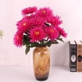 thumbnail image 2 of 1 Ramo de Crisantemos Artificiales, Arbustos, Flores, Hogar, Jardín, Decoración, Suministros Rosado Soledad Flores artificiales, 2 of 9
