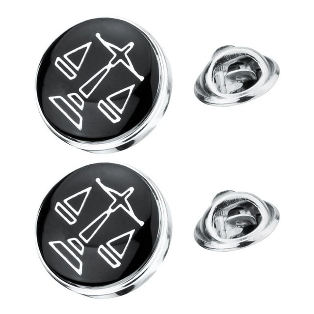 2x Insignia Broche Scales Of Justice Abogado Hombres Mujeres Bolsa Sombrero Pin Salvador Insignias de solapa de cuello