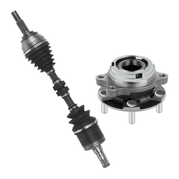 AutoShack Front Left CV Axle Shaft Wheel Hub Bearing Assembly Replacement for 2003-2007 Nissan Murano AWD, FWD Driver Side 5-Lug 5 HUB010200130