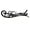 CT046-Black, variant on Custom Car Stickers, Custom Stainless Steel Underlined Stylized Font Car Stickers, Personalized Name & Text Emblem, Waterproof Metal Decal for Cars, Vans, Boats, Bicycles