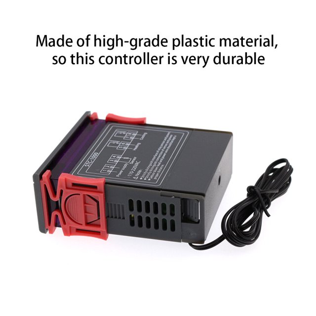 pitrice Humidity Regulator Dual Display Wall-mounted Egg Incubator Cool Controller Home Supplies Temperature Controller Hygrometer 24V