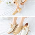 thumbnail image 4 of Under $5 Sock Slippers Brown Women Print Multicolor Toe Socks Two Finger Socks Warmer Funny Socks, 4 of 5