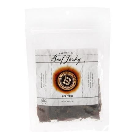 BUTCHER'S MARK Premium-Cut Teriyaki Beef Jerky 4oz