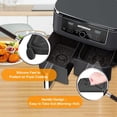 thumbnail image 6 of Air Fryer Grill Pan for Ninja Foodi DZ401 DZ550 10QT DualZone Air Fryers, Replacement Air Fryer Crisper Plate Grill Plate Tray Accessories with Rubber Bumpers, Dishwasher Safe（1 Pack）, 6 of 7