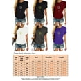 thumbnail image 2 of Daeful Hauts T-Shirts Imprimé Pissenlit Manches Courtes Coupe Décontractée Col Rond Tee Bordeaux TG, 2 of 2