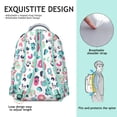 thumbnail image 5 of Geometric Shapes Texture Backpack as a Gift - Urban Print Laptop Bag for College Students, School, Work and Travel, Durable Bookbag with Padded Computer Compartment, 5 of 6