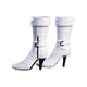thumbnail image 5 of Zapatos para figuras a escala 1/6, duraderos, zapatos de tacón alto de moda, accesorios para muñecas Blanco, 5 of 9