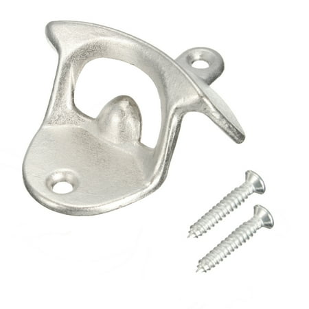 Mounted Bottle Opener - Wall Mount Open Wine Beer Soda Glass Cap Bottle Opener Kitchen Bars Club Gifts