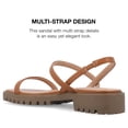 thumbnail image 3 of Journee Collection Womens Nylah Slim Platform Sling Back Sandals, 3 of 6