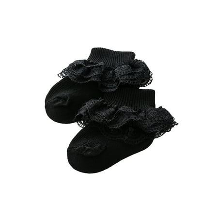 

Mubineo Baby Girls Boys Cotton Socks Cute Eyelet Frilly Lace Baptism Socks Birthday Gift for Infants