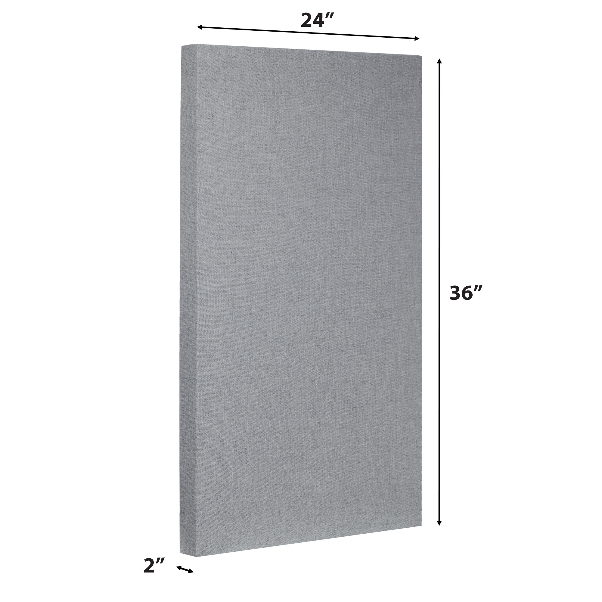ATS Acoustics Soundproofing Studio Quality Acoustic Panel Fire Rated Square Edge 24x36x2