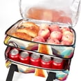 thumbnail image 5 of Rhinoceros Double Layered Insulated Refrigerated Lunch Bag with Two Compartments, Large Capacity, and Hand Carry - 7.1x11.4x16.1 Inches, 5 of 6