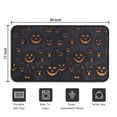 thumbnail image 5 of Dark Blue Halloween Pumpkin Faces Door Rugs,Washable Non Slip Door Mats Indoor,Decorative Door Mats,Entry Mat Indoor for Entrance,Bedroom,Kitchen,Bathroom,30"x17", 5 of 6