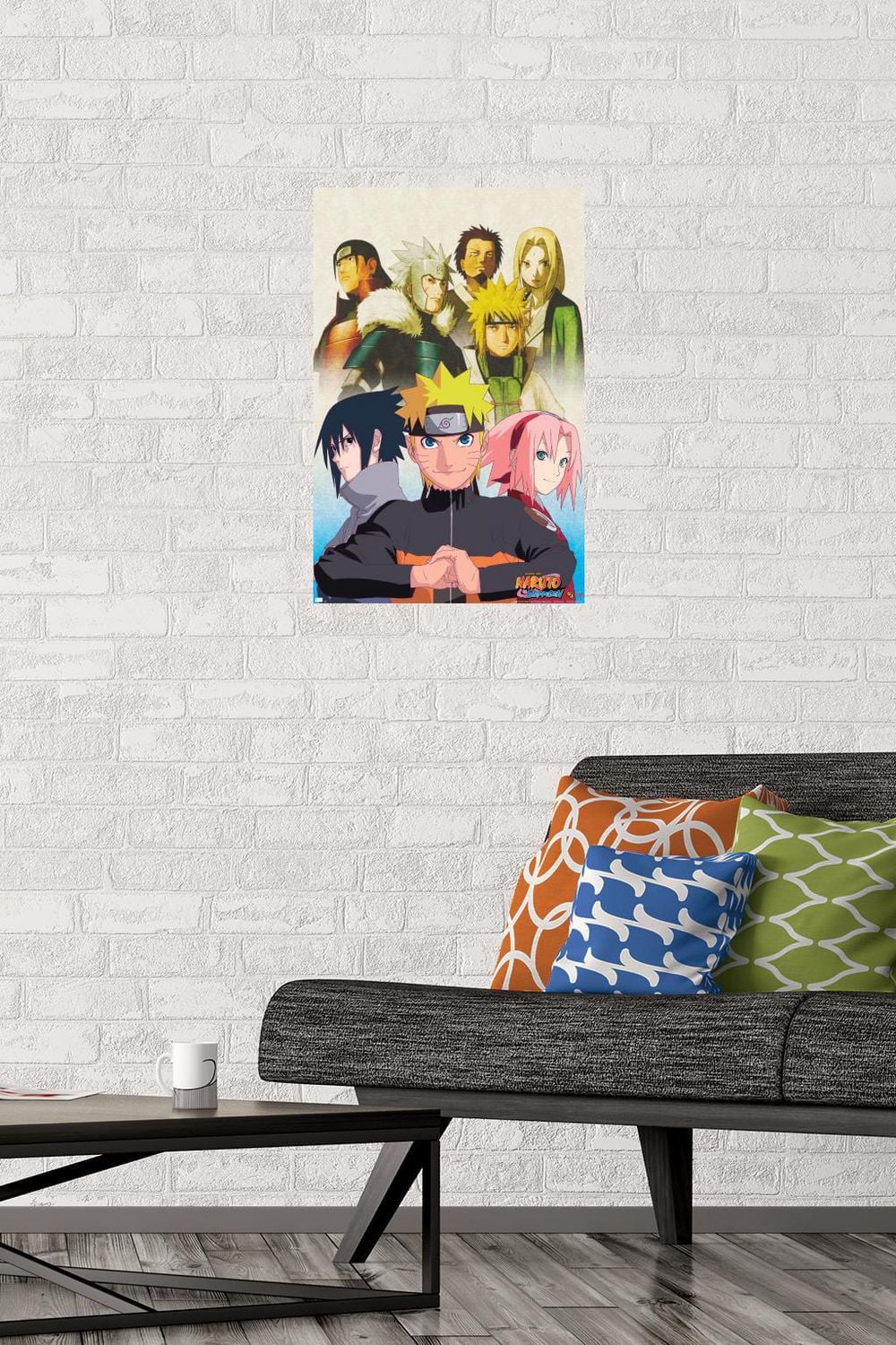 Naruto Shippuden - Key Art Wall Poster, 14.725" x 22.375"