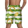 thumbnail image 4 of Fotbe Watercolor St Patrick Day Men’s Swim Trunks Quick Dry Swim Shorts Board Shorts with Mesh Lining-XX-Large, 4 of 9