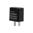 thumbnail image 3 of Turn Signal Light Flash Relay, 12V Reliable Practical Flasher Relay 2 Pin  For Motorcycle, 3 of 5