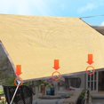 thumbnail image 4 of Mosiee Sunshade Net Thickened Encrypted Sunscreen Net Edge Punching Sunshade Sail, 4 of 9