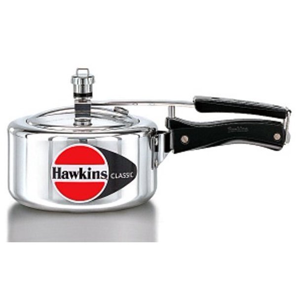 Hawkins Classic Aluminum New Improved Pressure Cooker, 2Liter