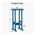 thumbnail image 4 of 40" Outdoor Bar Table, All Weather HDPE Bar Height Patio Table Counter Round Patio Cocktail Bar Tables, Tall Bistro Tables Pub Table for Deck, Porch, Backyard, Garden, 4 of 7