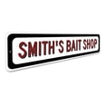 thumbnail image 3 of Bait Shop Novelty Sign, Metal Wall Decor - 4x18 inches, 3 of 4