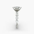 thumbnail image 3 of First Jewel 14K White Gold Plated Simple Stone Ring - 1.7 Ct Marquise Cut Lab-Grown Diamond Engagement Ring - Birthday Gift for Women - Wedding Proposal Diamond Ring, 3 of 4