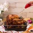 thumbnail image 2 of Shoreew Silicone Turkey Basters with Measurement Markings for Cooking Essential Thanksgiving Tool for Flavorful Meat Large Pump Head Cleaning Brush Home Kitchen Essential, 2 of 7