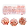 thumbnail image 5 of 250pcs Copper Connecting Tubes Wire Joint Tube Connector Small Copper Tubes Wire Connectors, 5 of 7