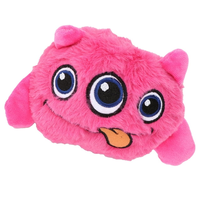 Pelota eléctrica que rebota para perros, juguete de felpa con vibración y sonido, dibujos animados para entretenimiento motorizado, juguete interactivo para mascotas, pelo rojo