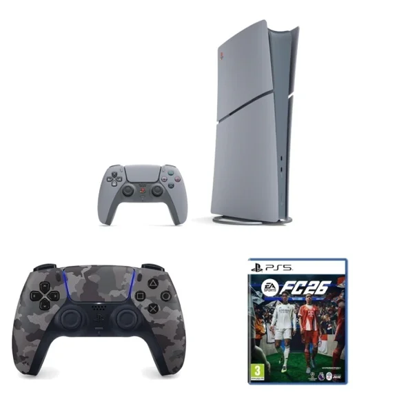 Consola Sony Ps5 30 Aniversario Jpn Con Control Inalámbrico Camuflaje y Videojuego Fc26