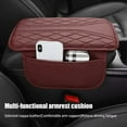 thumbnail image 5 of Upgraded Car Center Console Cover,Microfiber Leather Car Armrest Cover Cushion with 2 Storage Bags,Universal Car Armrest Storage Box Car Accessories for Most Vehicles, 5 of 13