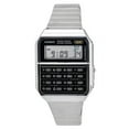 thumbnail image 1 of Casio Vintage Digital Calculator Stainless Steel Quartz CA-500WE-1A Men's Watch, 1 of 3