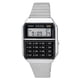 thumbnail image 1 of Casio Vintage Digital Calculator Stainless Steel Quartz CA-500WE-1A Men's Watch, 1 of 3