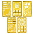 thumbnail image 1 of Traceease Floral Mandala Pattern Drawing Templates For Scrapbooking Designing Craft DIY Art Supplies, 5 Pieces, 1 of 4