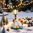 thumbnail image 6 of Christmas Resin Solar Goose Light - Glowing Porch Garden Statue Decor for Holiday Parties, Warm LED Indoor Outdoor Figurine Ornament for Mantel, Yard, 6 of 6