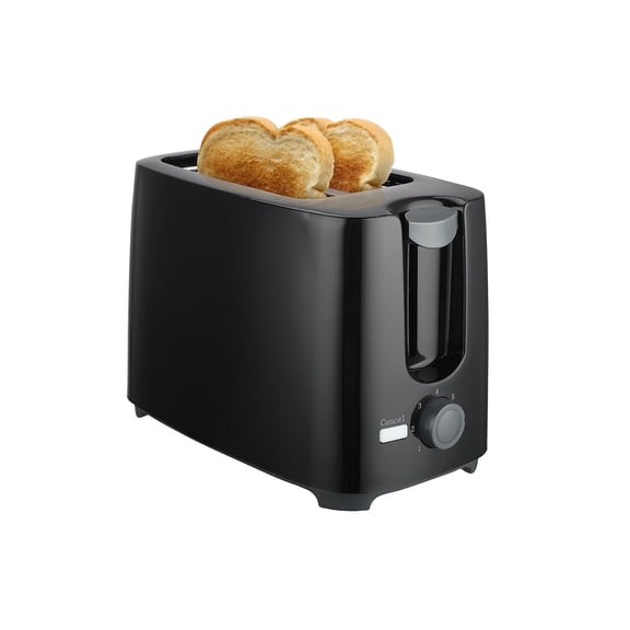 Premium Levella 2-Slice Anti-Jam Toaster Black (PT231B)