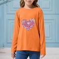 thumbnail image 4 of Annhoo Cute Tops for Children Loose Long Sleeve Round Neck Print Graphic Shirts Fashion Spring Clothes, 4 of 6