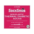 thumbnail image 2 of Sock Snob - 3 Pack Ladies Non Elastic Thermal Diabetic Socks for Poor Circulation, 2 of 2