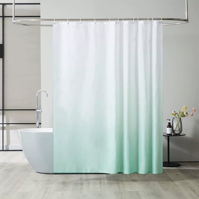 EGNMCR Bathroom Accessories Gradient Digital Printed Shower Curtain Waterproof Bathroom Curtain Polyester Thickened Shower Cover Bathroom Curtain Polyester Waterproof Shower Curtain