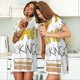 thumbnail image 4 of Disketp Home Cooking para Camisón Corto de Manga Corta para Mujeres, Camisón Cómodo con Escote Redondo, Bonito y Confortable, 4 of 6