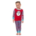 thumbnail image 2 of Dr. Seuss Thing 1 and Thing 2 Character Emblem Matching Family 2-Piece Tight Fit Pajama Set, 2 of 5
