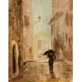 thumbnail image 2 of Monahan, Jodi 15x18 Gold Ornate Wood Framed with Double Matting Museum Art Print Titled - Love the Rain, 2 of 4